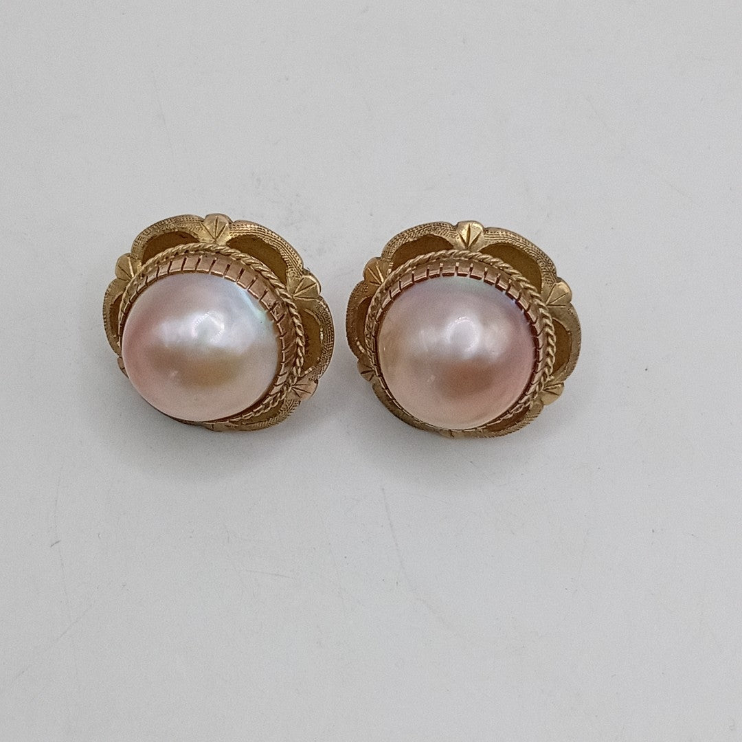 ARETES PAR ORO 8 K 9 GRMS (SEMINUEVO)