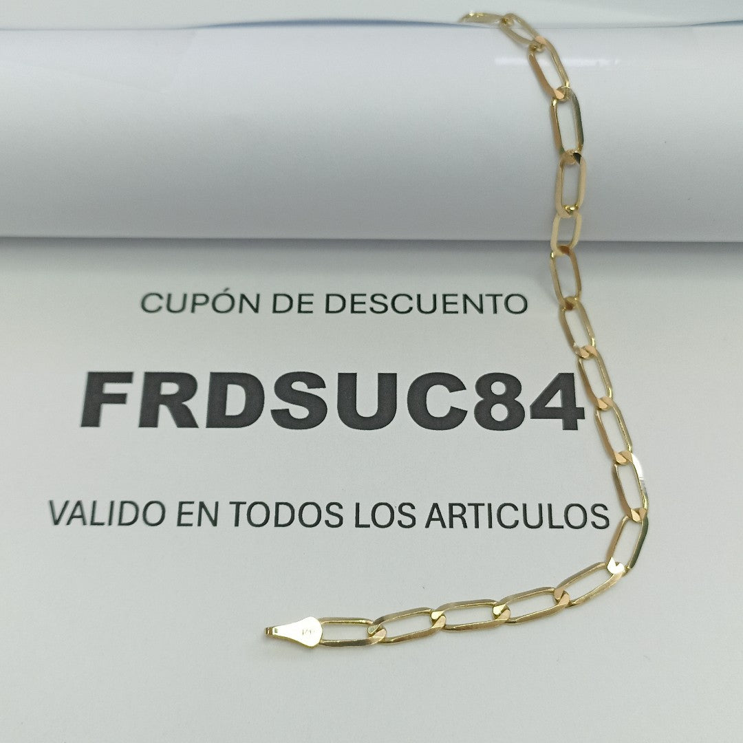 PULSERA ESLABON 14K 21 CM 4.2 GR (NUEVO)