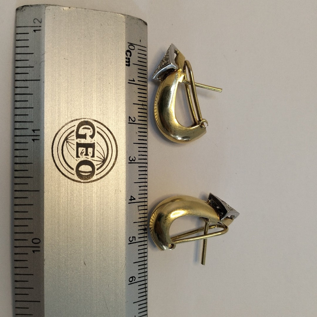 ARETES PAR ORO 14 K 10.2 GRMS (SEMINUEVO)