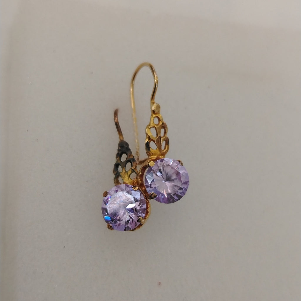 ARETES PAR ORO 8 K 1.9 GRMS (SEMINUEVO)