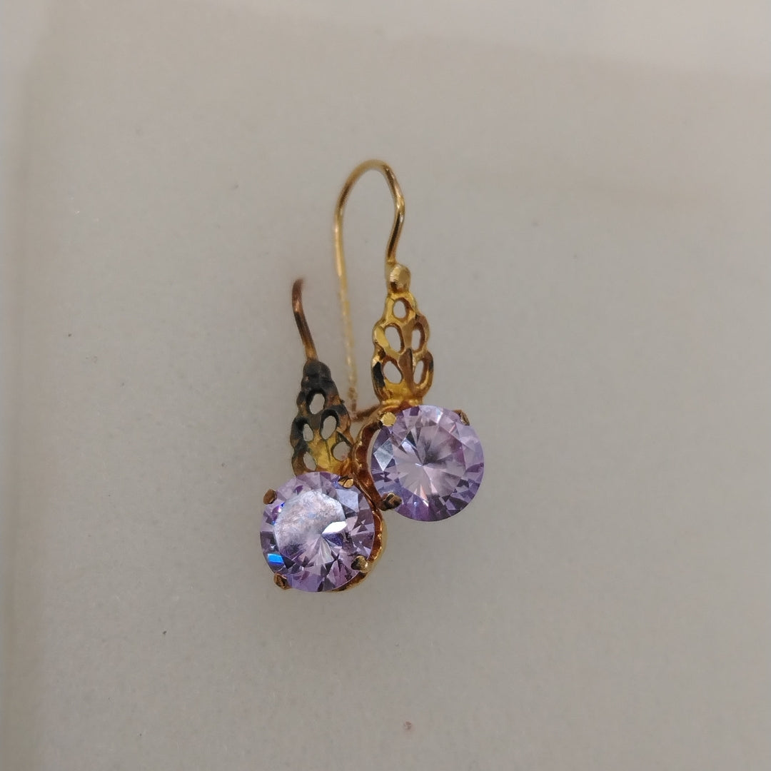 ARETES PAR ORO 8 K 1.9 GRMS (SEMINUEVO)