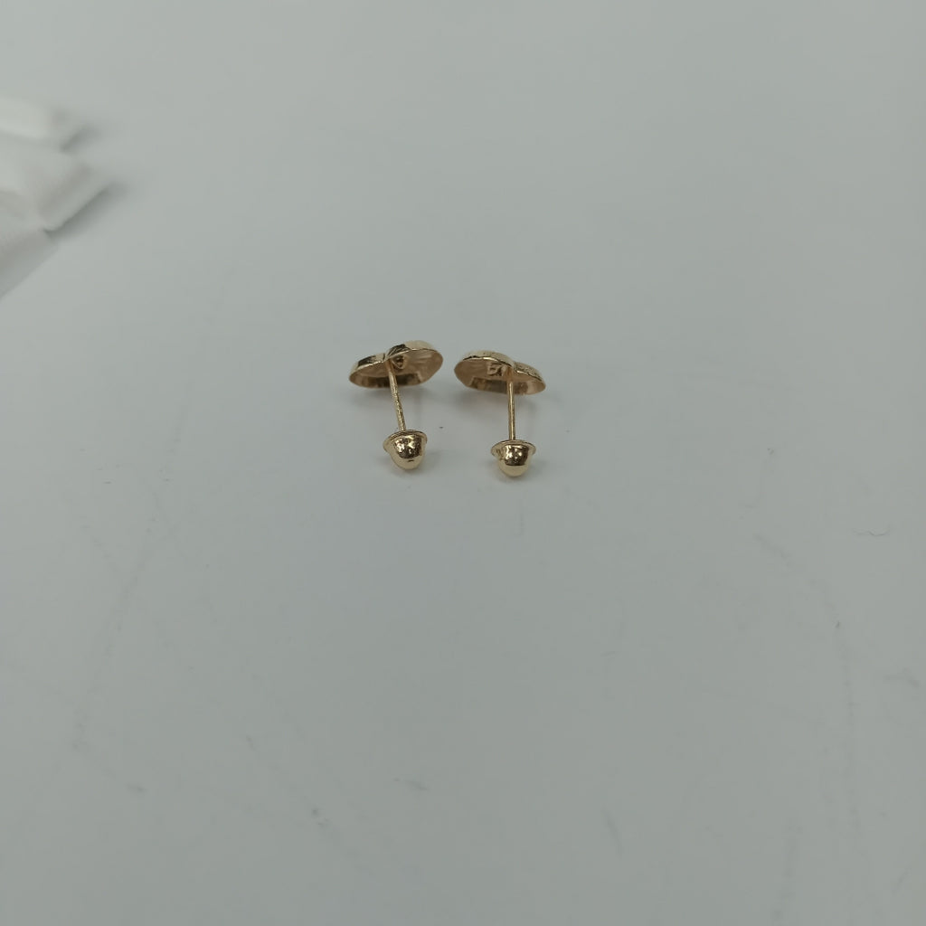BROQUELES BROQUEL FIG CORAZON C CIRCONIA 14K 0.2603 GR (NUEVO)
