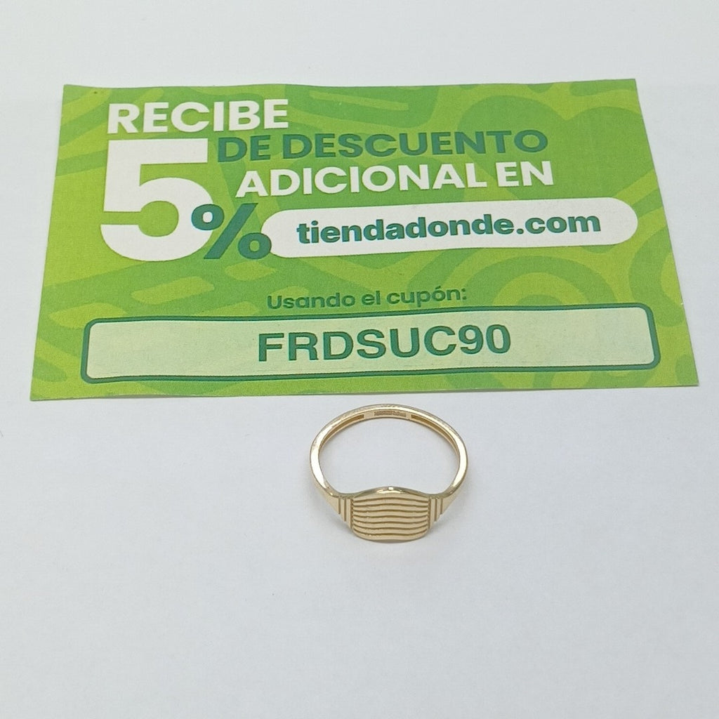 ANILLOS CORAZON 14K TALLA 7 1.8 GR (NUEVO)
