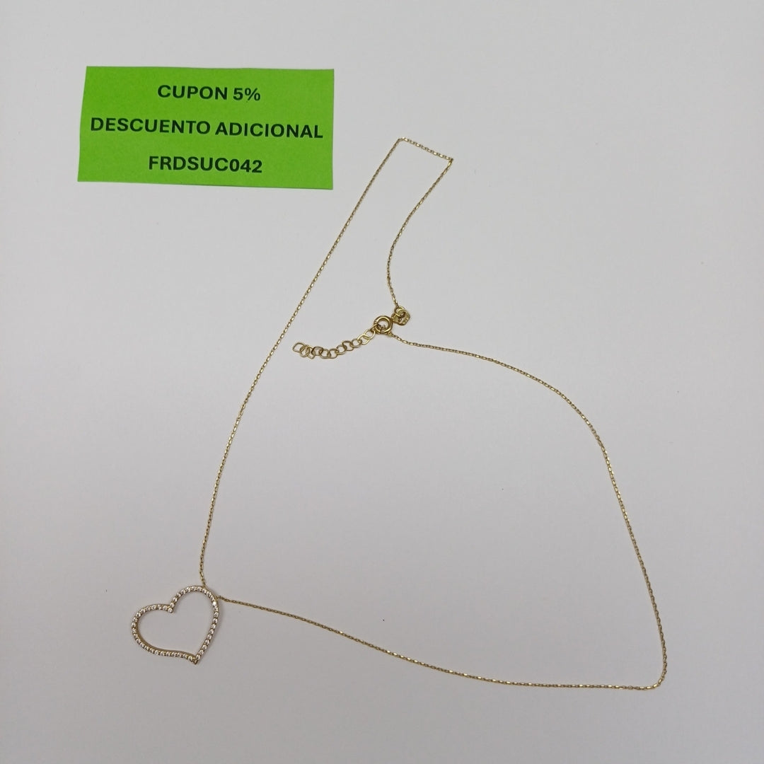 COLLAR, DIJE ORO 14 K 1.9 GRMS (SEMINUEVO)
