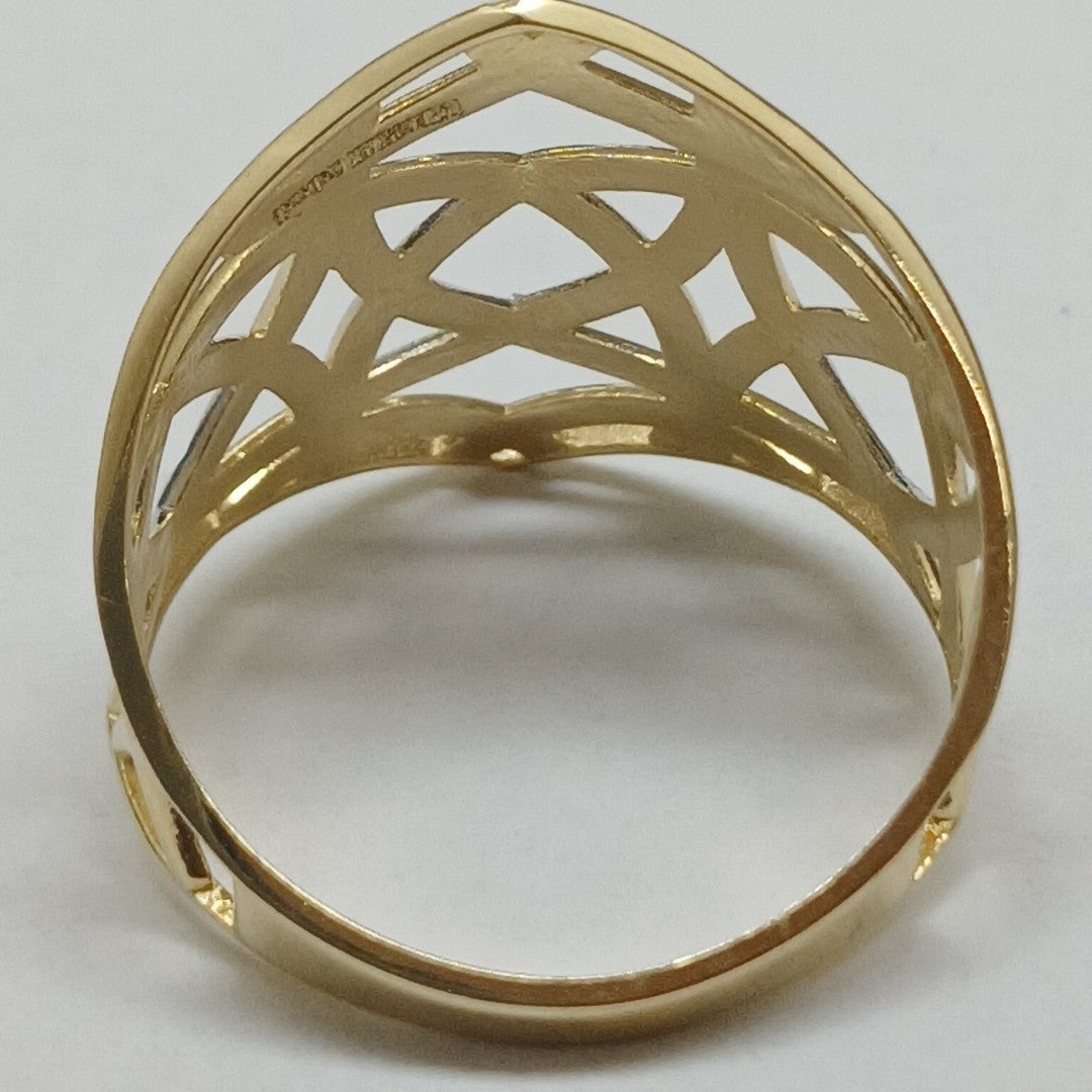 ANILLOS CON ESTRELLA CELTA 14K TALLA 6.5 2.2 GR (NUEVO)