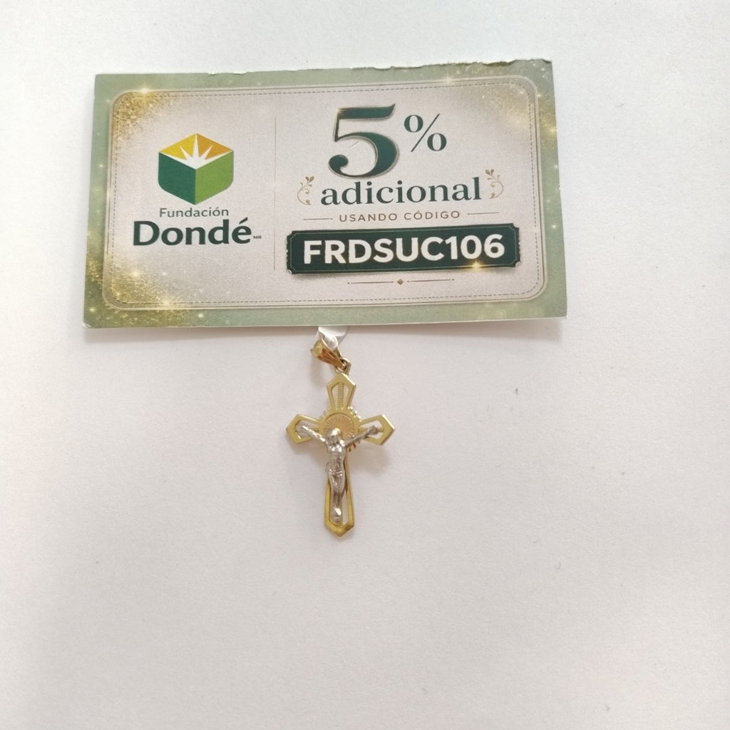 CRUCIFIJO ORO 10 K 1.9 GRMS (SEMINUEVO)