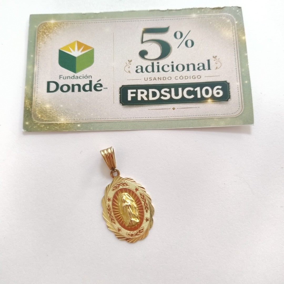 MEDALLA RELIGIOSA ORO 10 K 3.1 GRMS (SEMINUEVO)