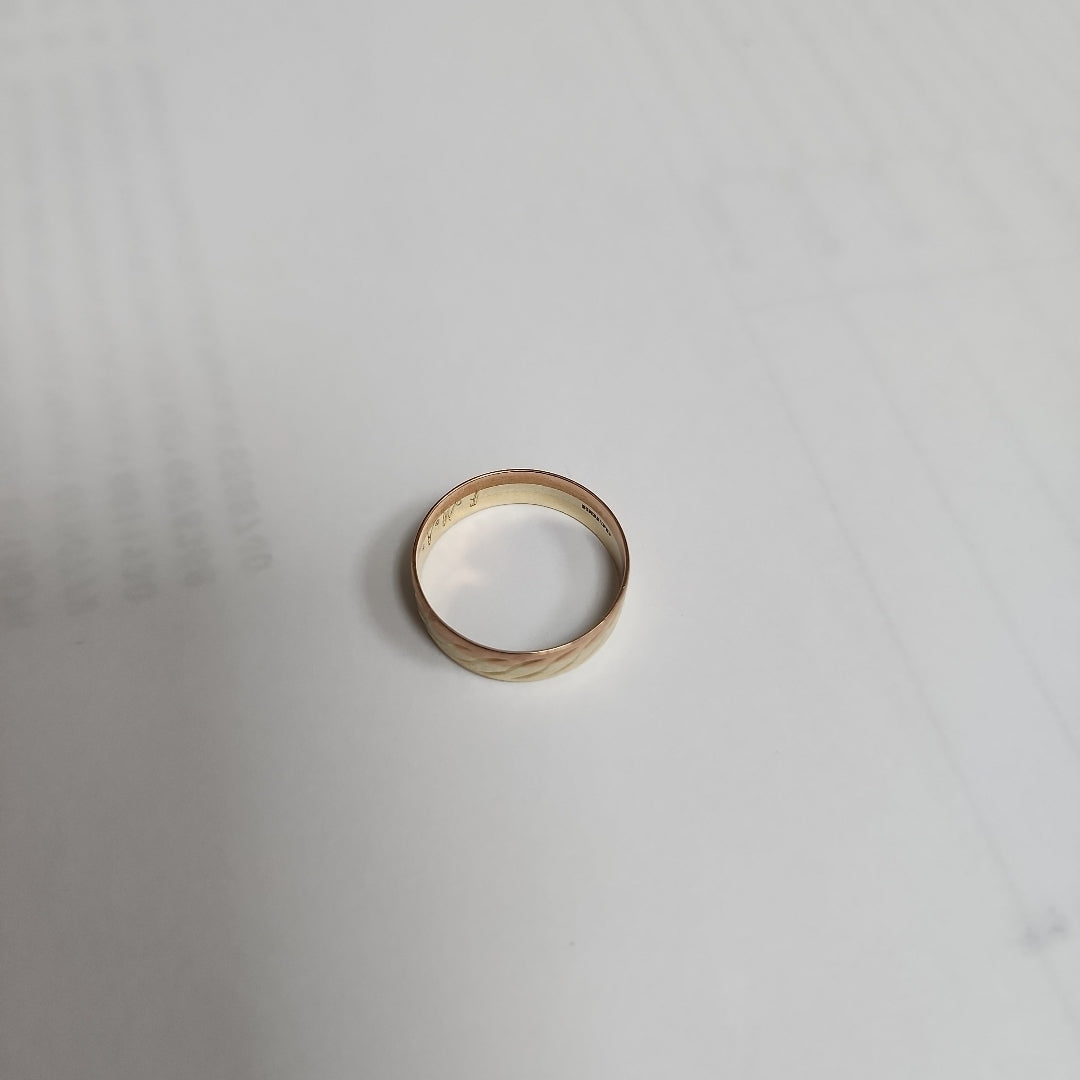 ARGOLLA ORO,ORO COMBINADO 8 K 1,40 GRMS (SEMINUEVO)
