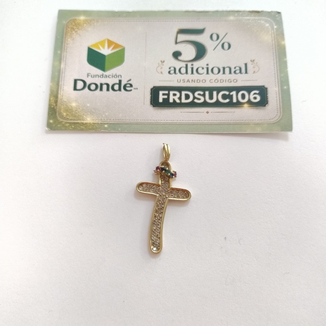 CRUZ ORO 14 K 2.9 GRMS (SEMINUEVO)