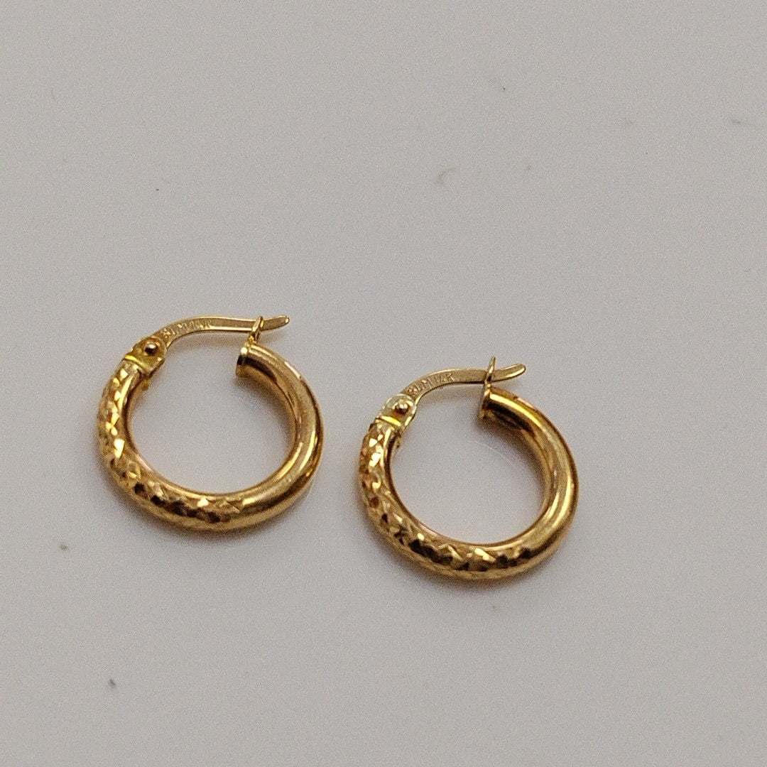 ARRACADAS PAR ORO 14 K 1.3 GRMS (SEMINUEVO)