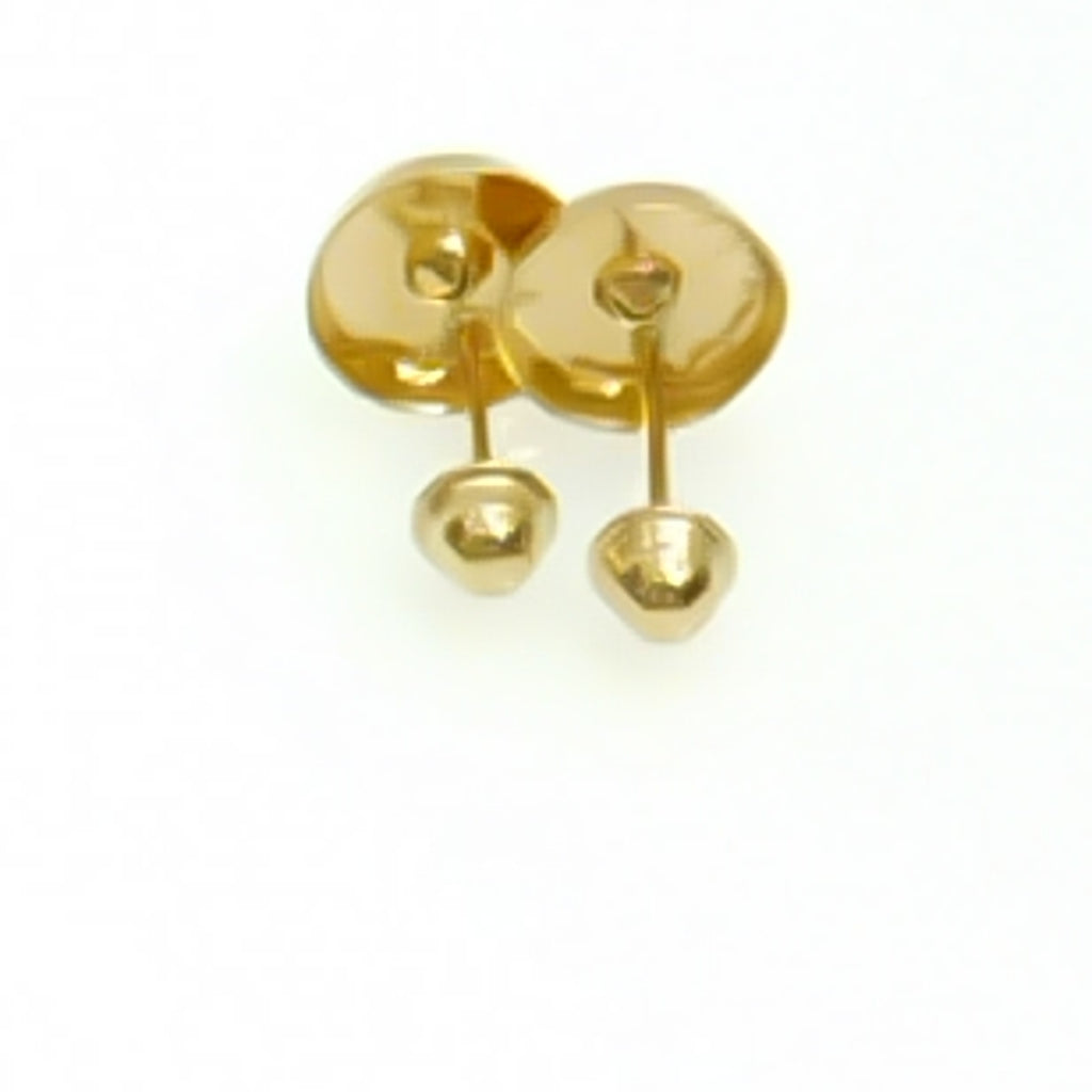 BROQUELES BROQUEL FIG BOTON C CIRCONIA 14K 0.2916 GR (NUEVO)