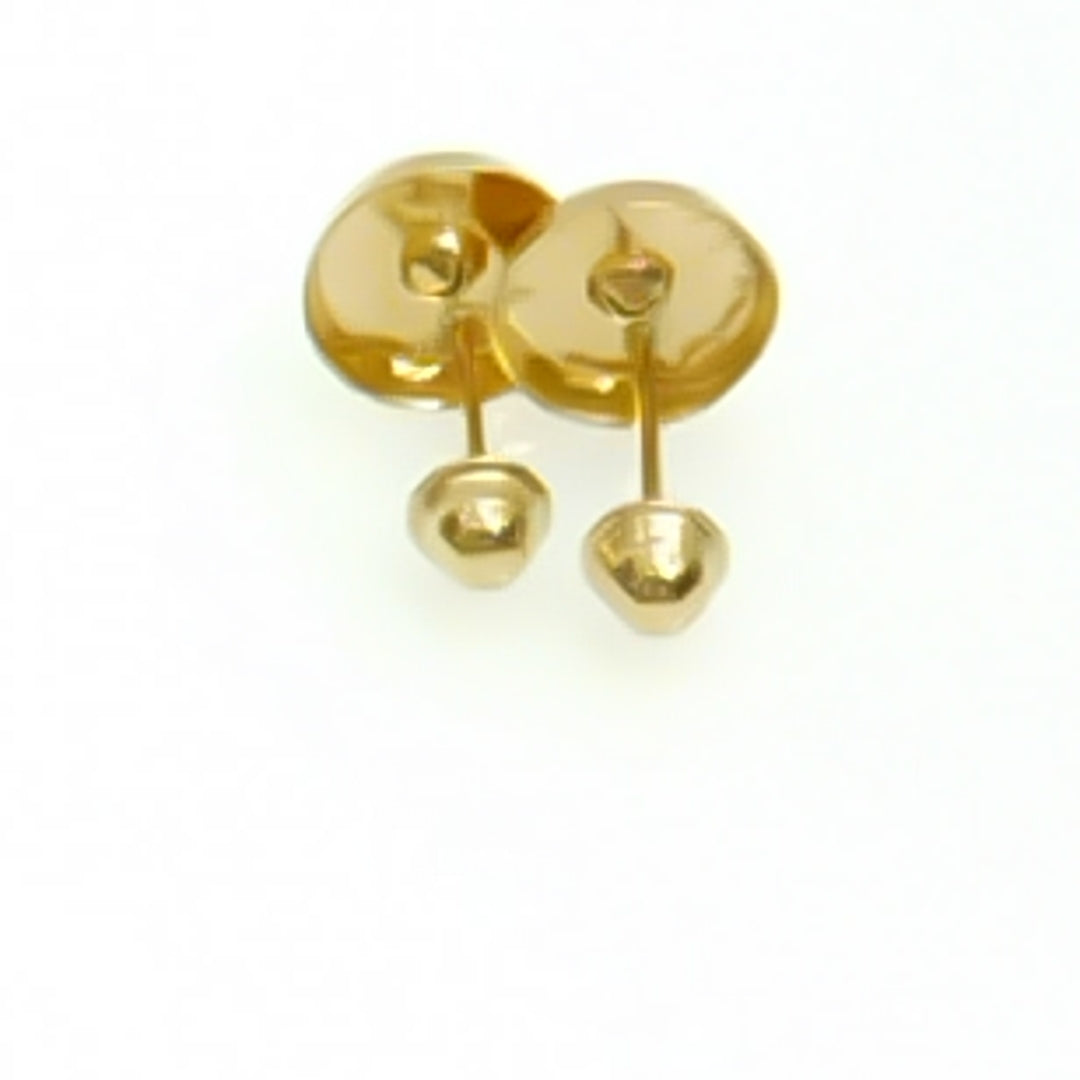 BROQUELES BROQUEL FIG BOTON C CIRCONIA 14K 0.2916 GR (NUEVO)