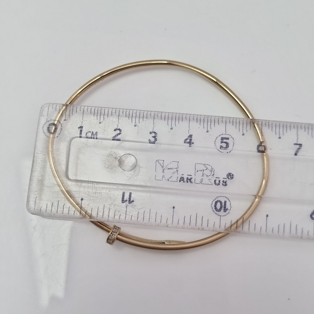 PULSERA RIGIDA ORO 10 K 2.6 GRMS (SEMINUEVO)