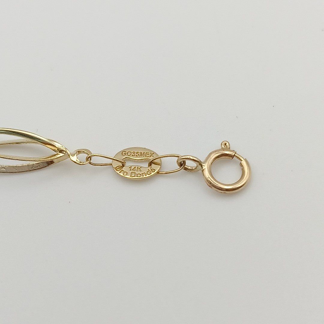 PULSERA ESPECIAL 14K 18 CM 2.1 GR (NUEVO)