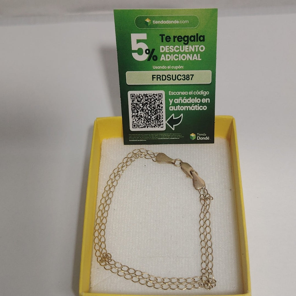 PULSERA ORO 14 K 2.4 GRMS (SEMINUEVO)