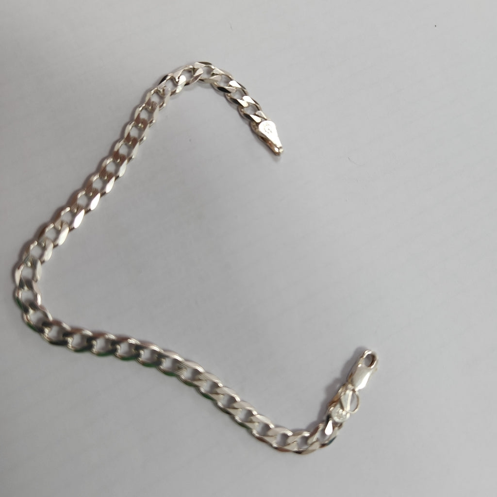 PULSERA BARBADA PLATA .925 18 CM 5.63 GR (NUEVO)