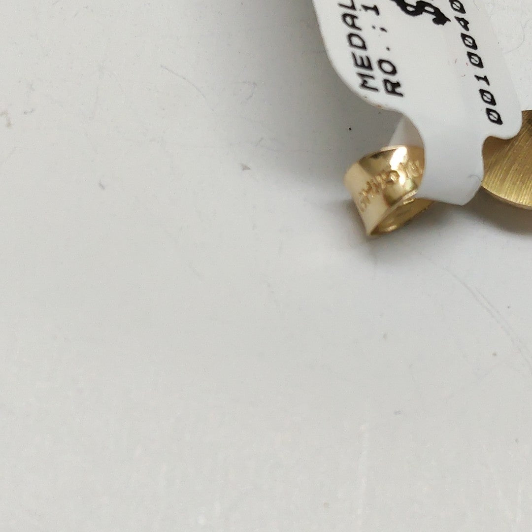 MEDALLA RELIGIOSA ORO 10 K 0.4 GRMS (SEMINUEVO)