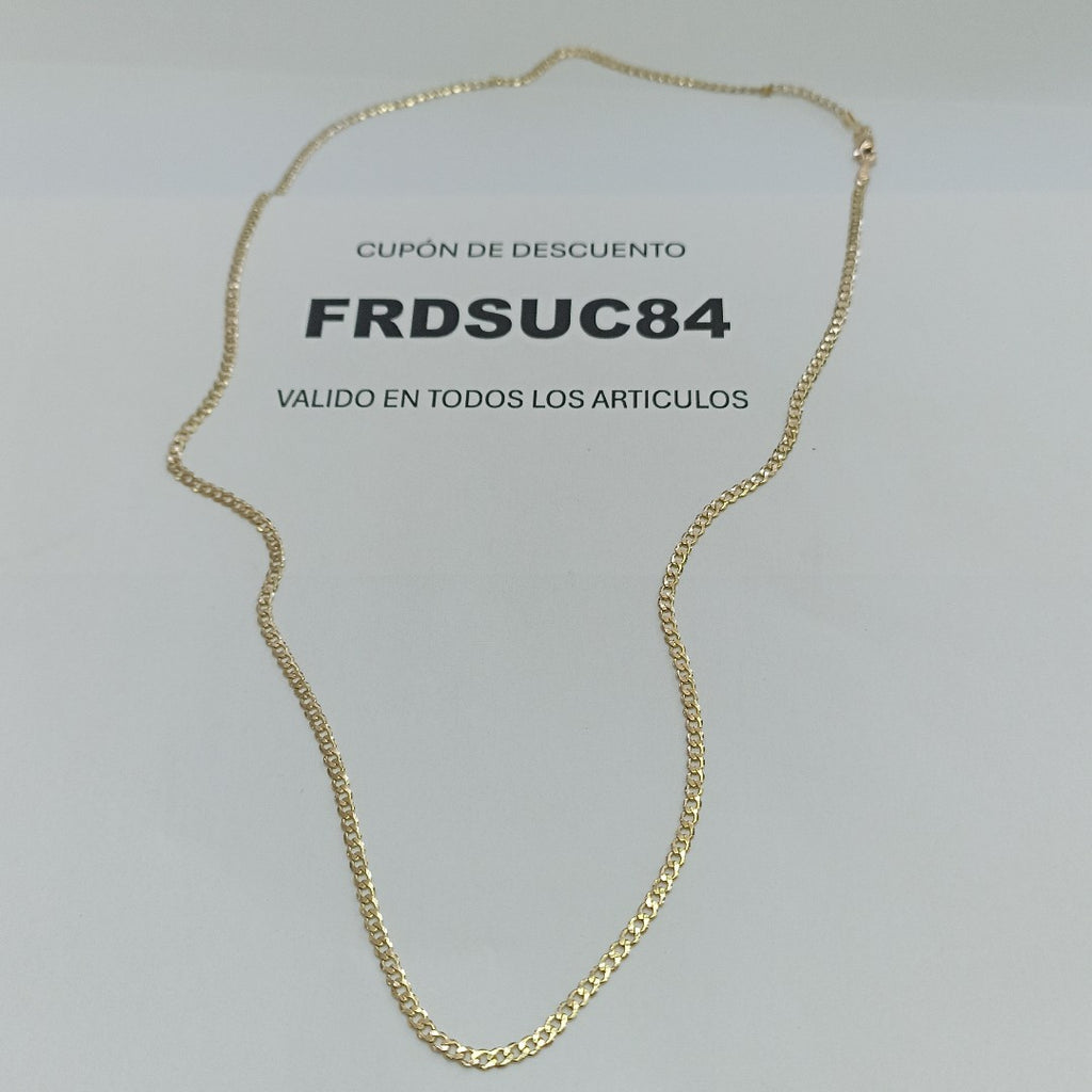 CADENA BARBADA 14K 55 CM 5.1 GR (NUEVO)
