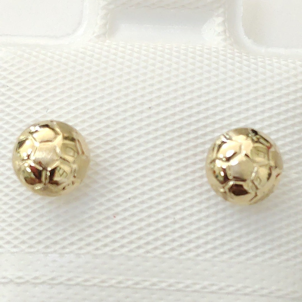 BROQUELES BROQUEL FIG BALON DE FUTBOL 14K 0.2387 GR (NUEVO)