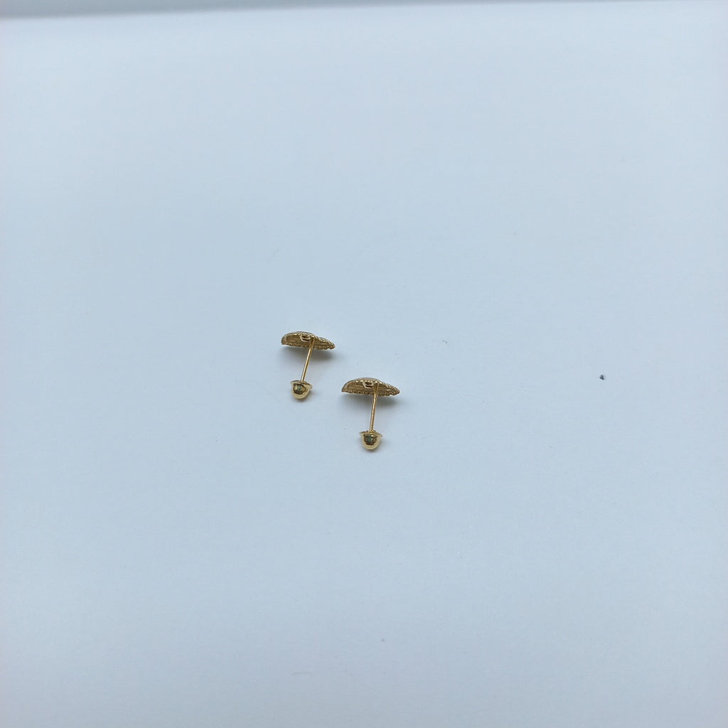 BROQUELES BROQUEL FIG CORAZON C CIRCONIA 14K 0.2614 GR (NUEVO)