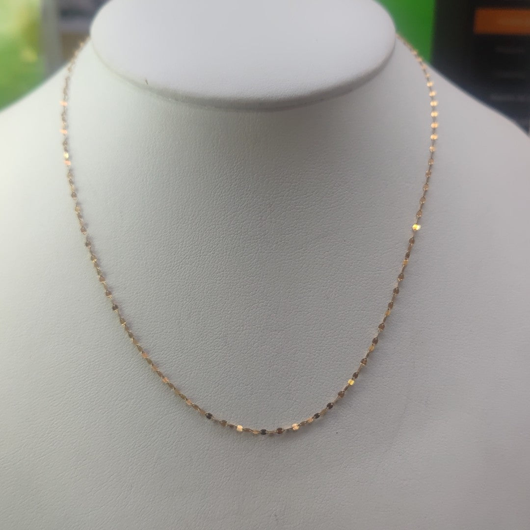 CADENA ORO 14 K 0.6 GRMS (SEMINUEVO)