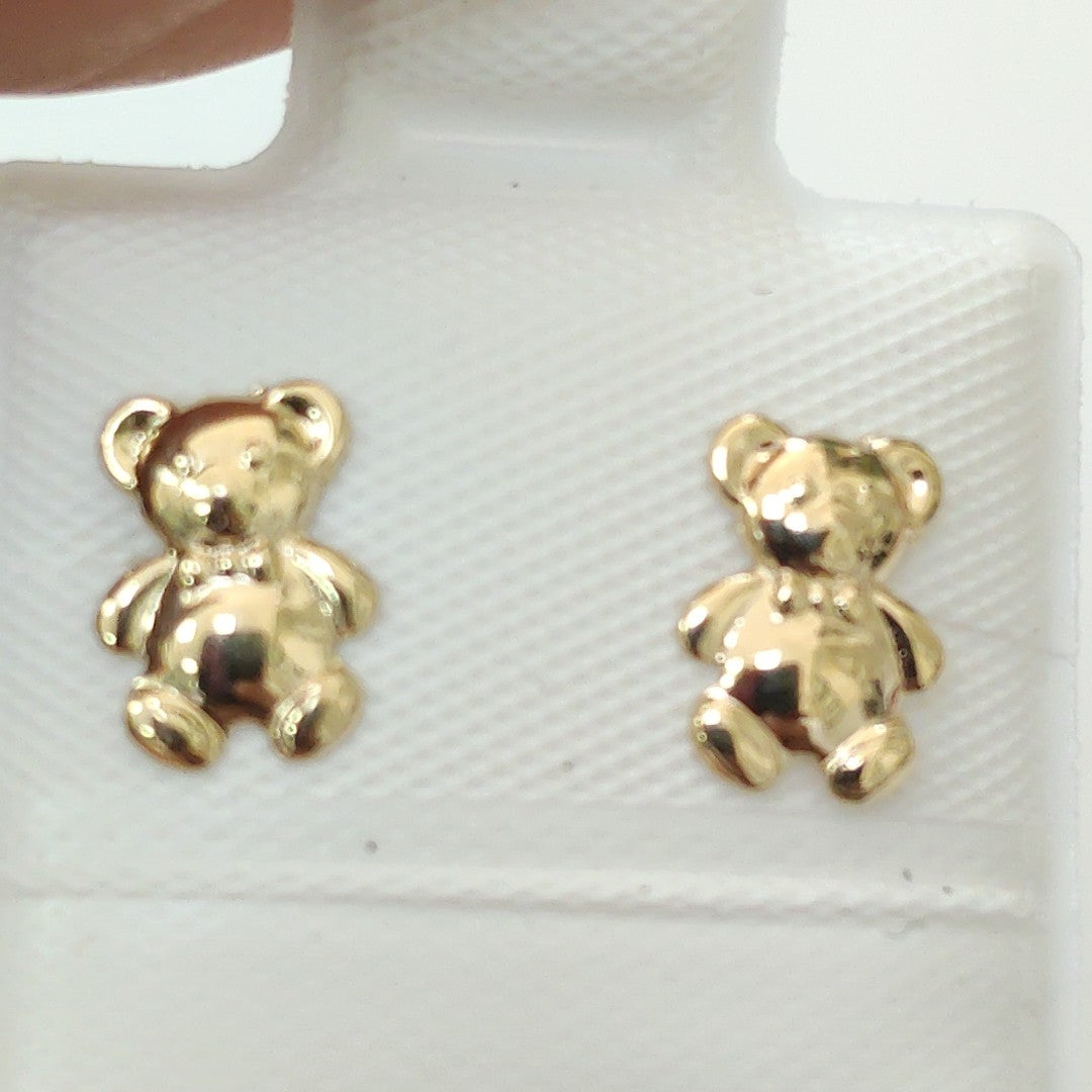 BROQUELES BROQUEL FIG OSO 14K 0.2592 GR (NUEVO)