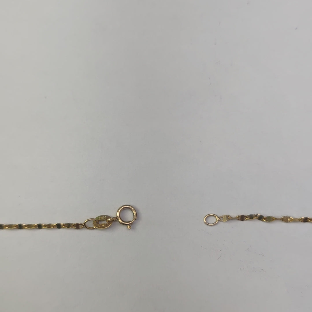 CADENA ORO 14 K 1.7 GRMS (SEMINUEVO)