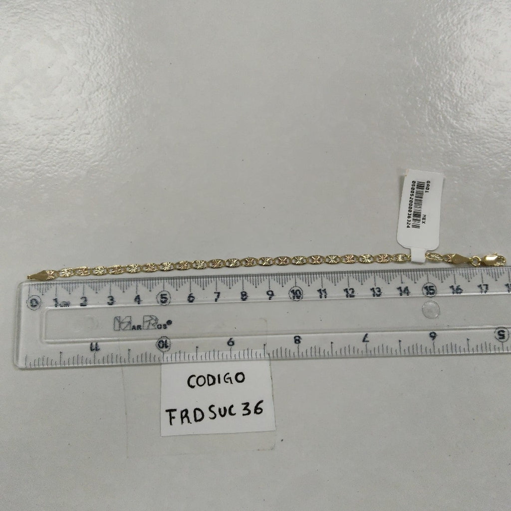 PULSERA GUCHI 14K 18 CM 3 GR (NUEVO)