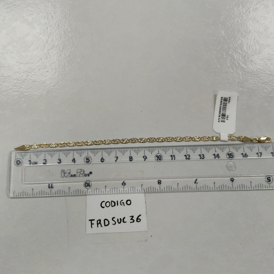 PULSERA GUCHI 14K 18 CM 3 GR (NUEVO)