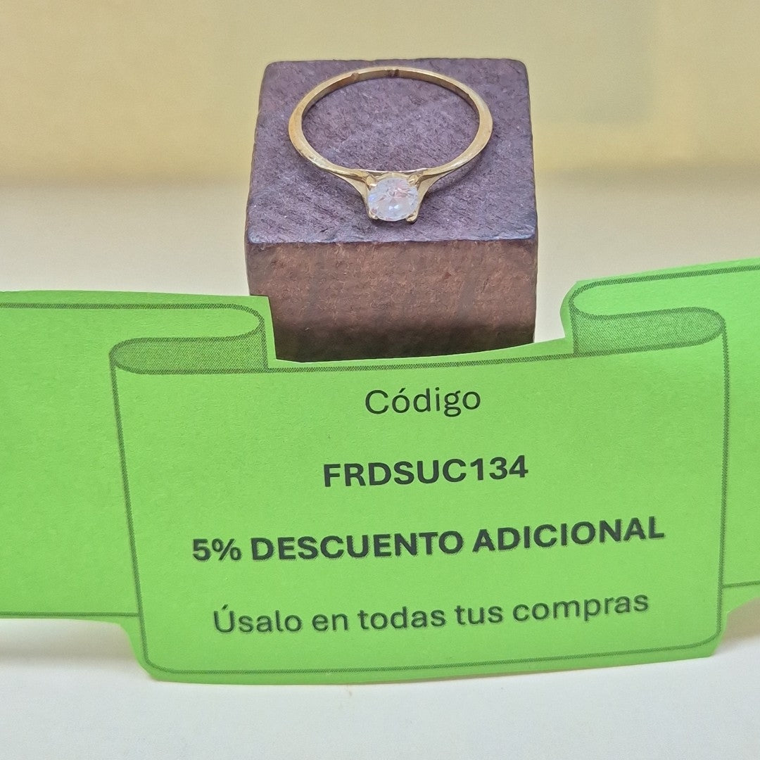 ANILLO ORO 10 K 1.2 GRMS (SEMINUEVO)