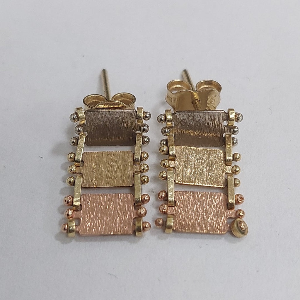 BROQUELES PAR ORO 14 K 2.5 GRMS (SEMINUEVO)