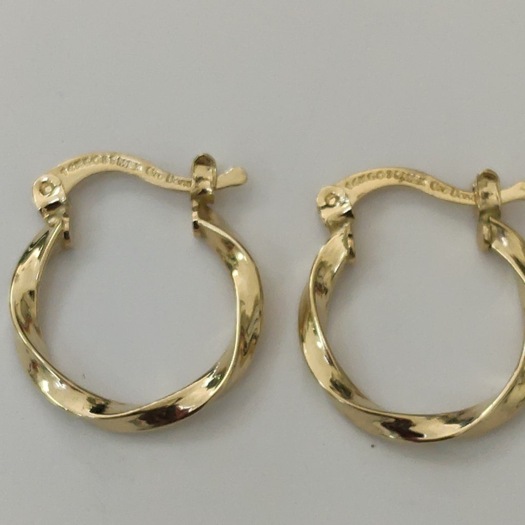 ARETES ARRACADAS TORZAL 14K 1.2 GR (NUEVO)
