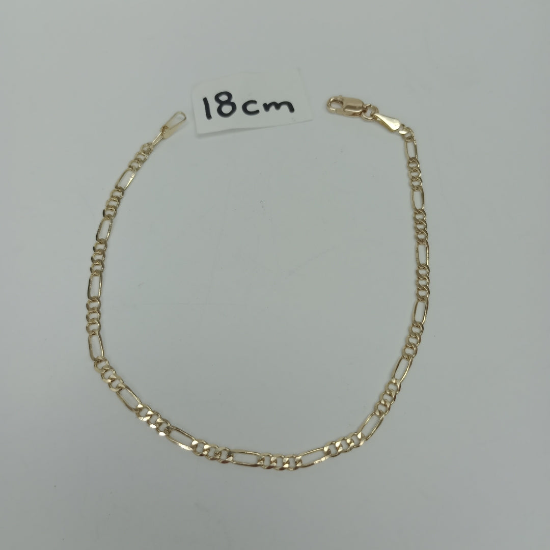 PULSERA 3X1 14K 18 CM 2 GR (NUEVO)