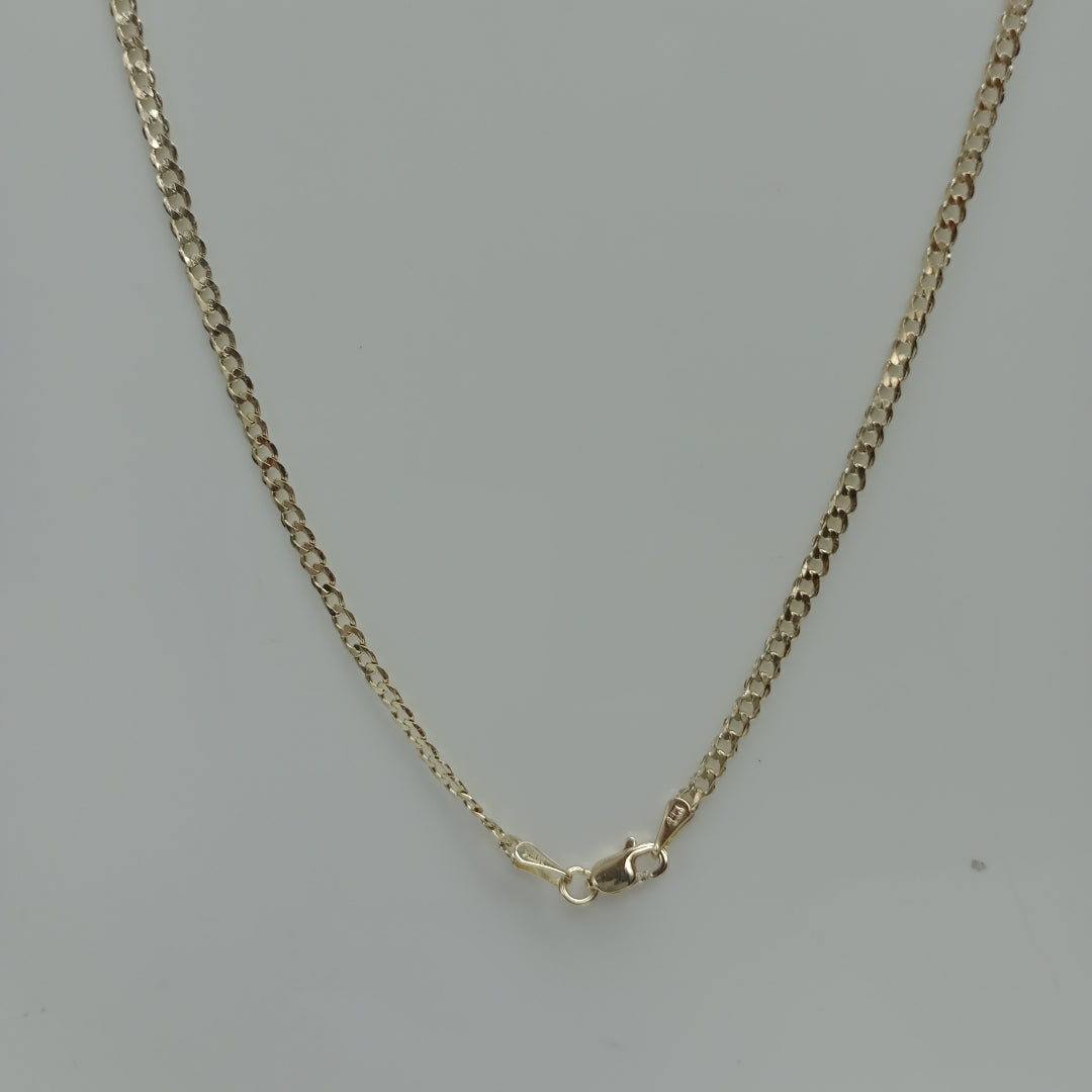 CADENA BARBADA 14K 55 CM 5.1 GR (NUEVO)
