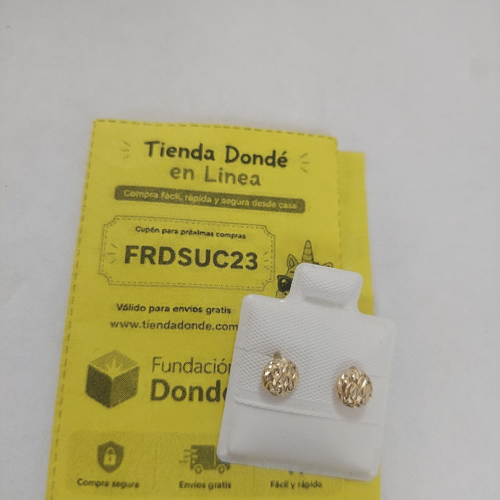 BROQUELES BROQUEL FIG LUNETA 14K 0.2268 GR (NUEVO)