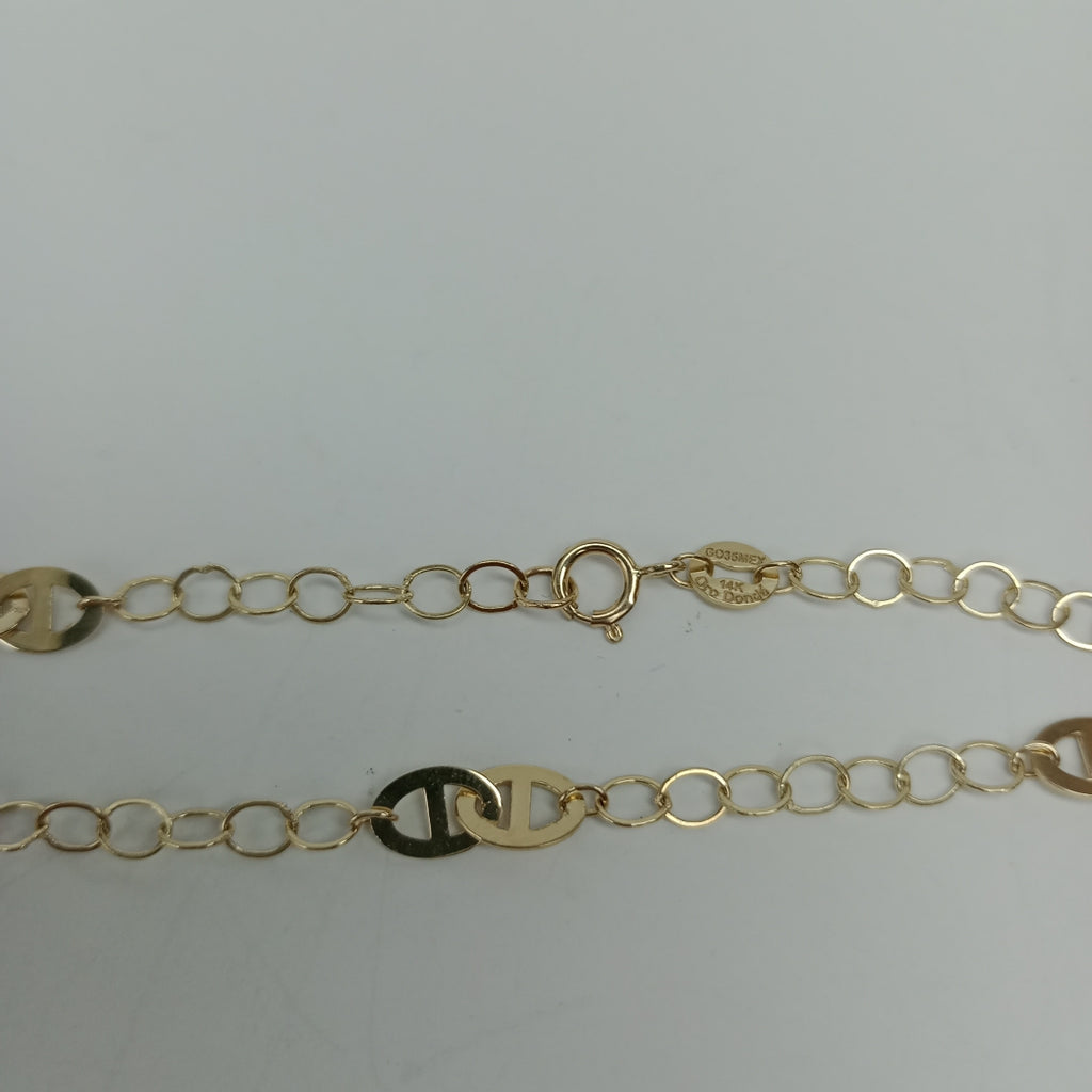 PULSERA ESPECIAL 14K 18 CM 1.5 GR (NUEVO)