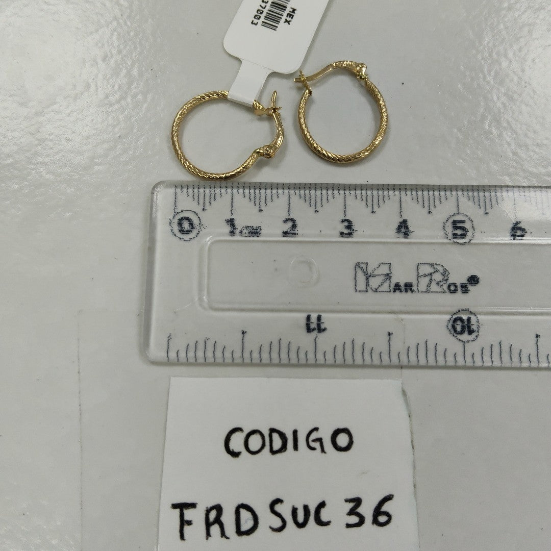 ARETES ARRACADAS 14K 1 GR (NUEVO)