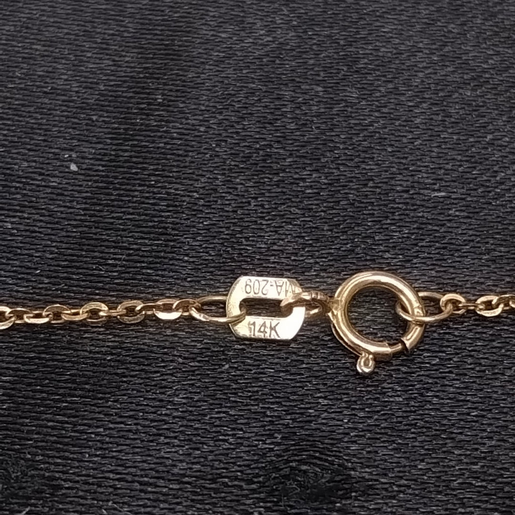 GARGANTILLA ORO 14 K 2.5 GRMS (SEMINUEVO)