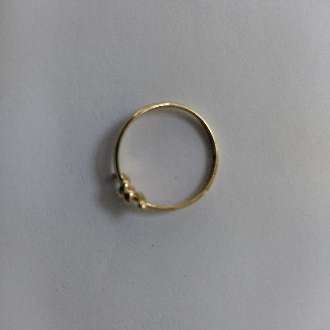ANILLO ANILLITO C NUDO 14K 9 TALLA 2.1 GR (NUEVO)