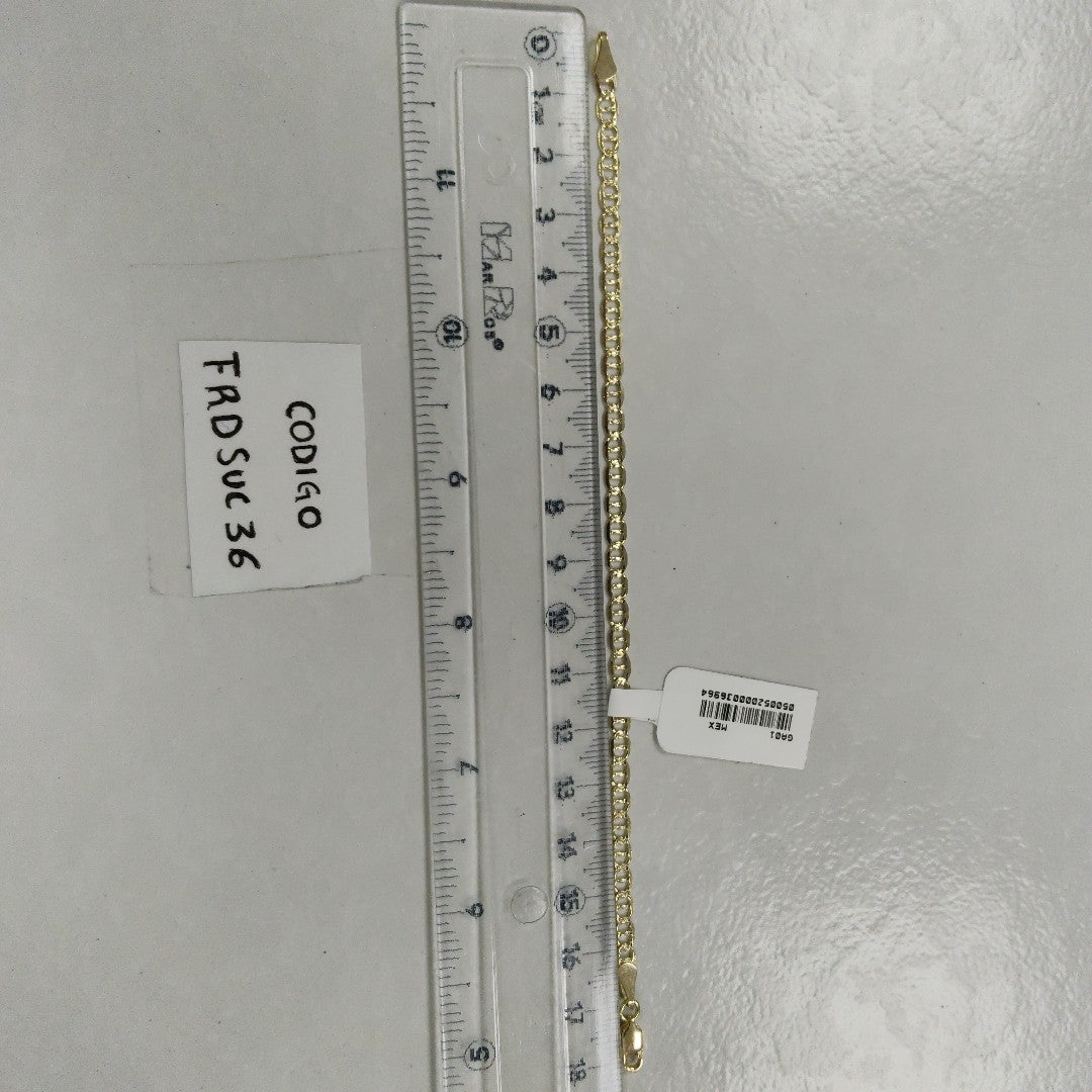 PULSERA GUCHI 14K 18 CM 3.3 GR (NUEVO)