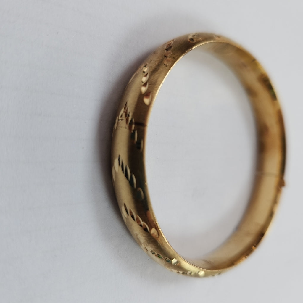 PULSERA RIGIDA ORO 14 K 14,50 GRMS (SEMINUEVO)
