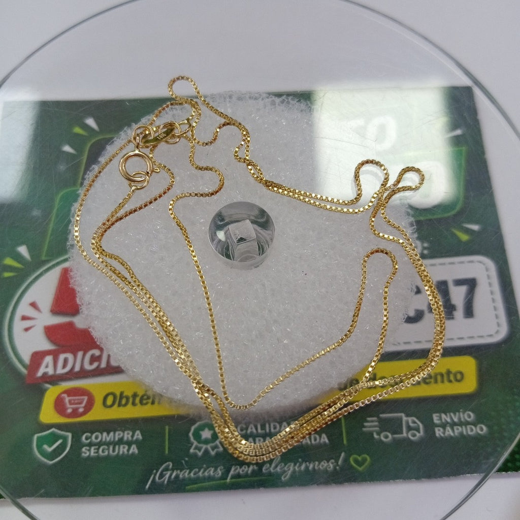 CADENA VENECIANO 14K 55 CM 1.8 GR (NUEVO)