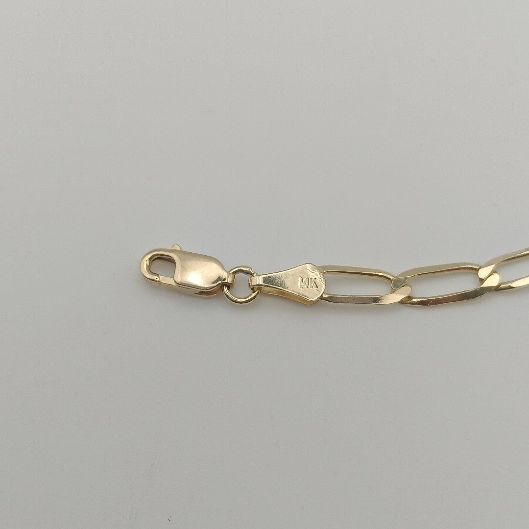 PULSERA ESLABON 14K 21 CM 4.2 GR (NUEVO)
