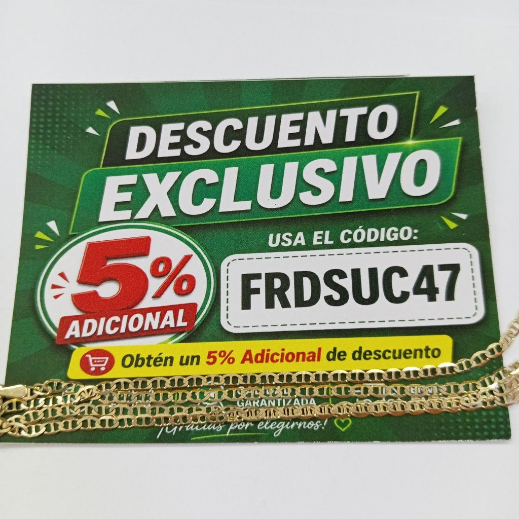 CADENA GUCHI 14K 55 CM 3.5 GR (NUEVO)