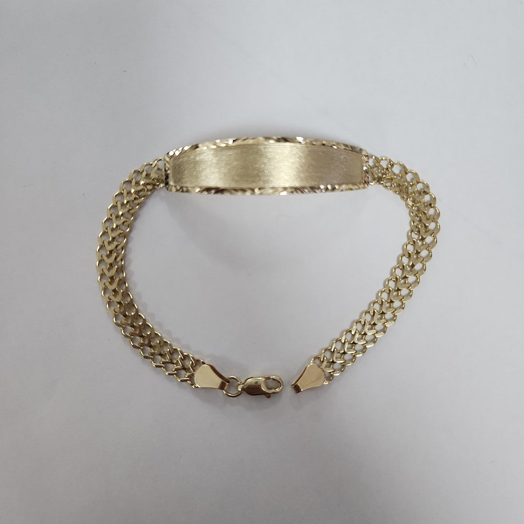 PULSERA ESCLAVA CHINO 14K 21 CM 9.8 GR (NUEVO)
