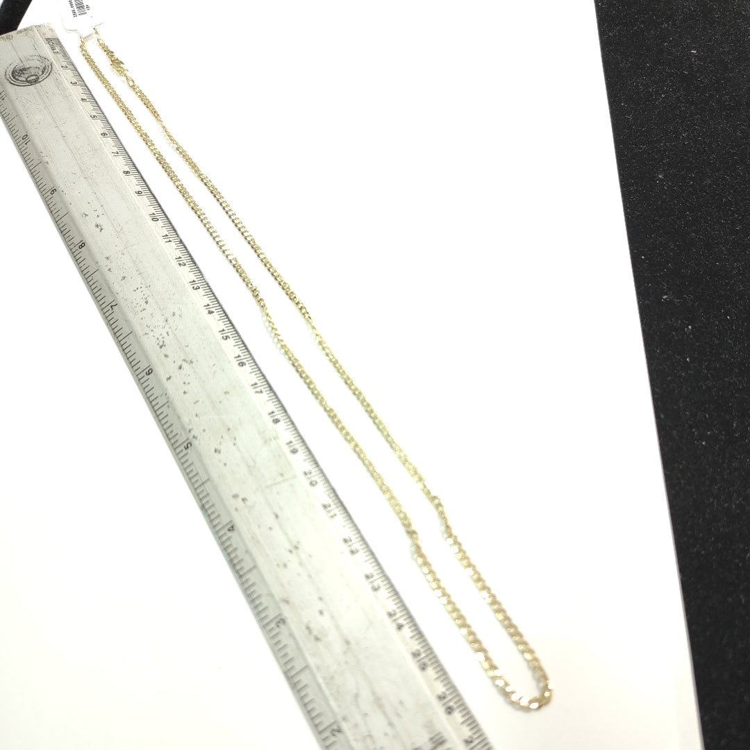 CADENA BARBADA 14K 55 CM 5.5 GR (NUEVO)