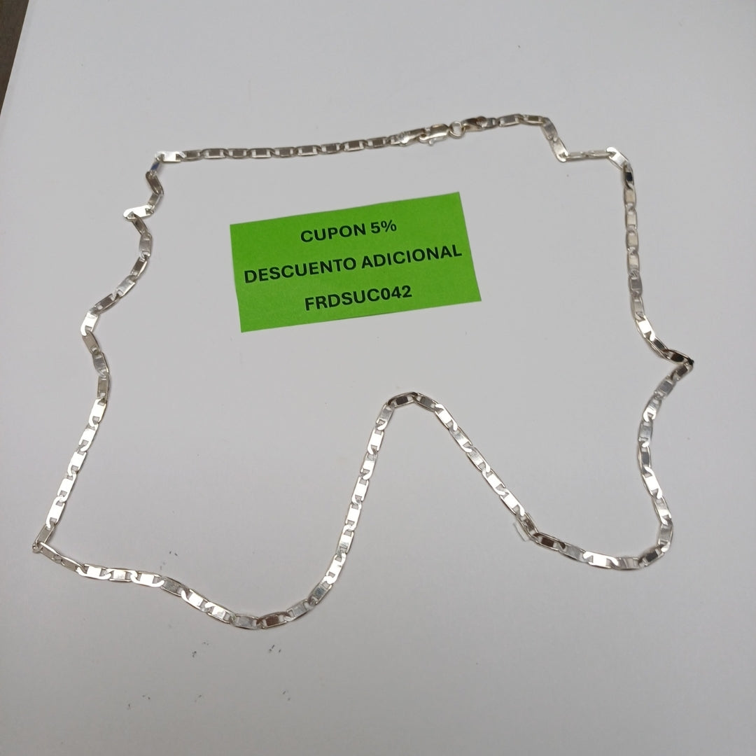 CADENA GUCHI PLATA .925 60 CM 10.43 GR (NUEVO)