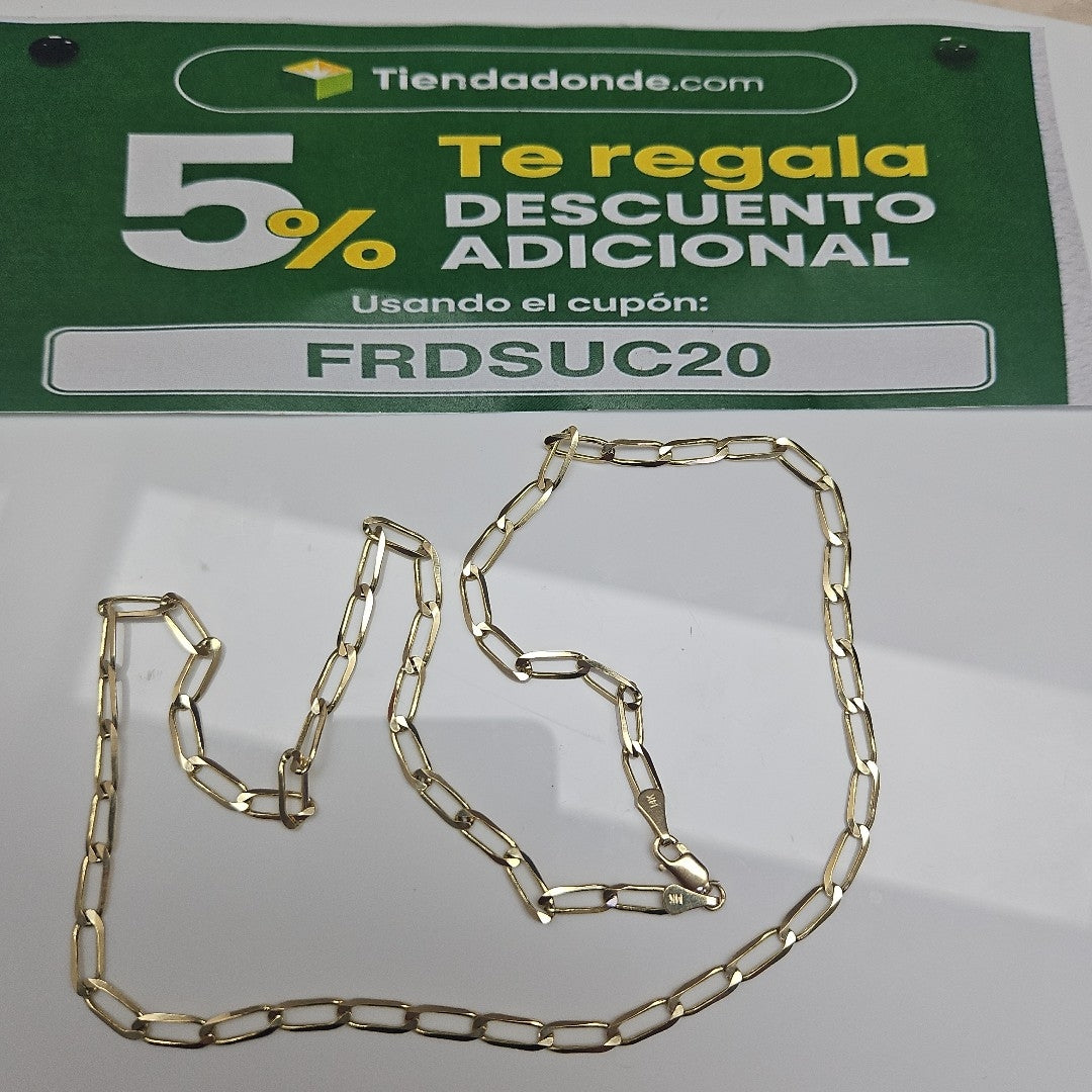 CADENA ESLABONES 14K 55 CM 10.7 GR (NUEVO)