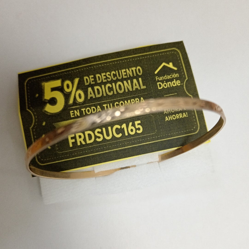 PULSERA RIGIDA ORO 14 K 7 GRMS (SEMINUEVO)