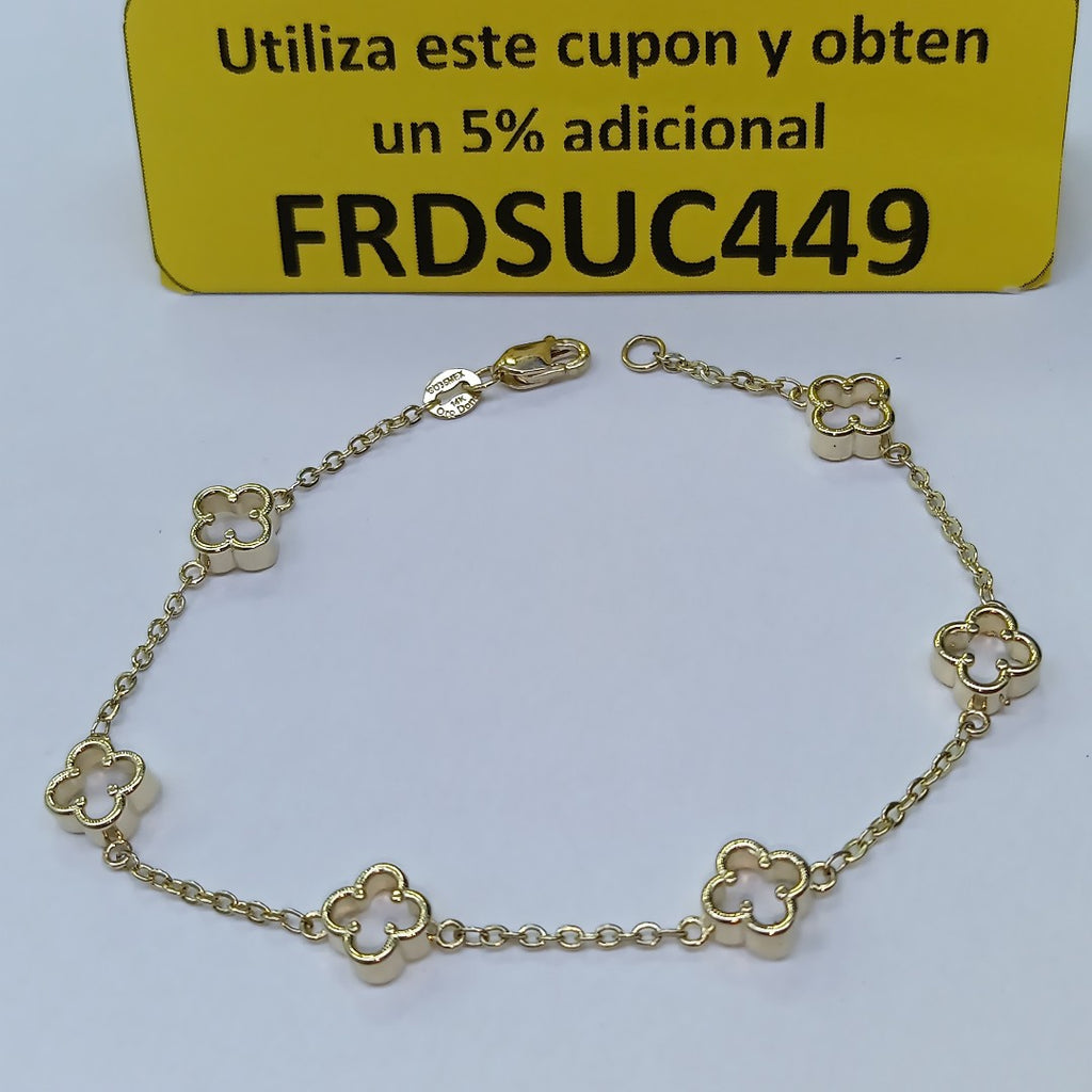 PULSERA ESPECIAL 14K 18 CM 4.3 GR (NUEVO)